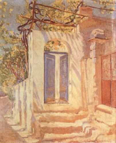 GIOVANNI DA MILANO The Blue Door china oil painting image
